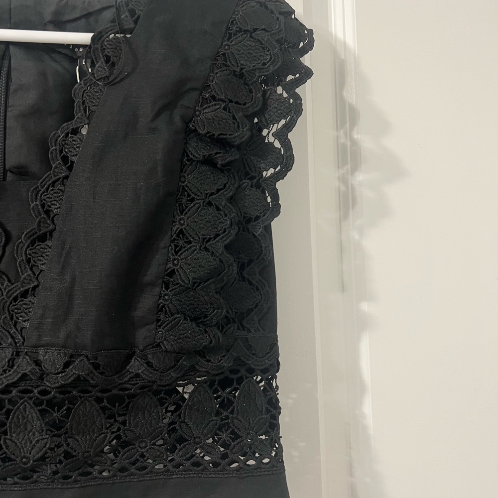 Endless Rose Black Neck Lace Crop Top✨Final Drop✨ - Picture 4 of 9
